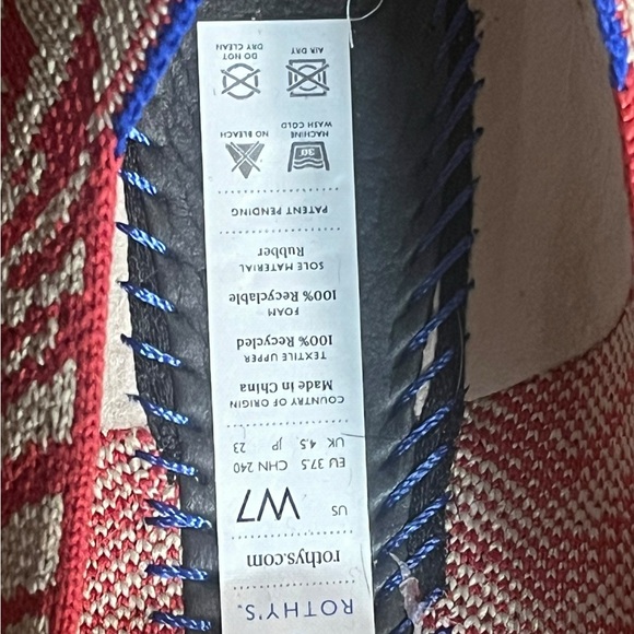 Rothy’s red zebra print points - 7 - Picture 6 of 11